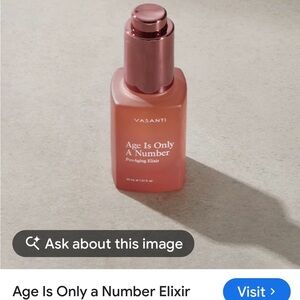 New 30 ml Vasanti Age Is Only A Number Pro-Aging Elixir